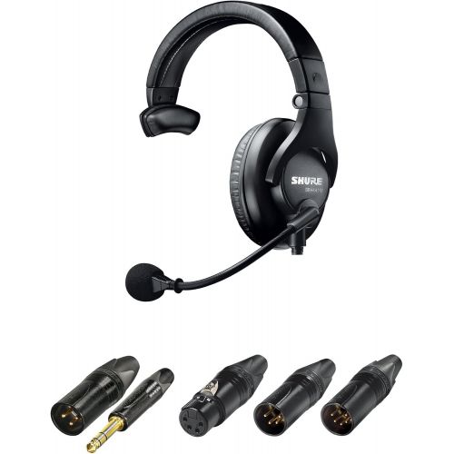  Shure BRH441M-LC Single-Sided Broadcast Headset, Less Cable