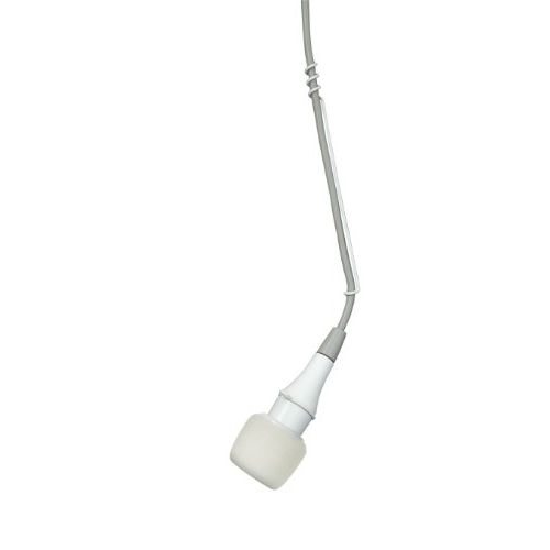  Shure CVO-W/C Overhead Condenser Microphone with 25 Feet Cable, Cardioid - White