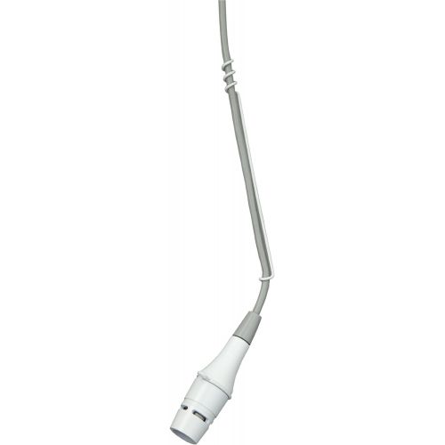  Shure CVO-W/C Overhead Condenser Microphone with 25 Feet Cable, Cardioid - White