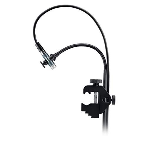  Shure Beta 98AD/C Miniature Cardioid Condenser Drum Microphone (Includes RPM626 in-Line Preamplifier, A98D Drum Mount and 25 Cable), Black