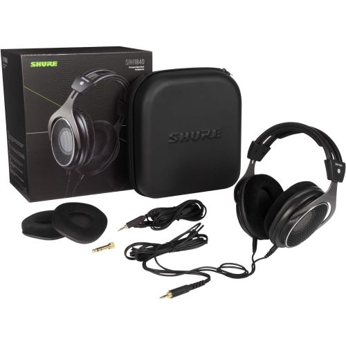  Shure SRH1840 Premium Open-back Headphones for Smooth, Extended Highs and Accurate Bass