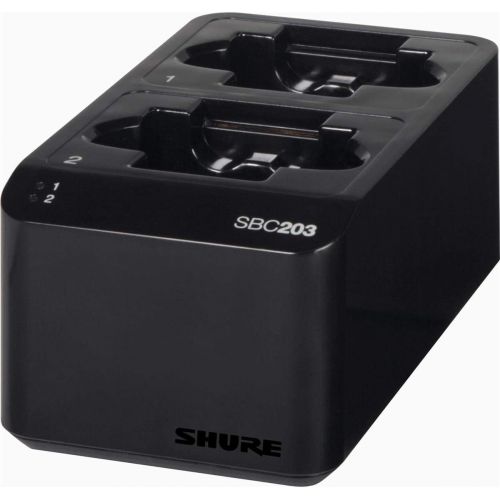  Shure SBC203-US Dual Docking Station for SLXD Transmitters and SB903 Battery