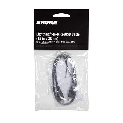  Shure AMV-LTG15 15 Lightning Cable For Motiv