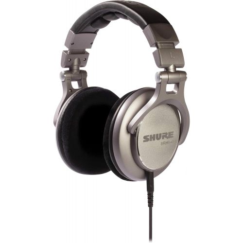  Shure SRH940 Professional Reference Headphones designed for Critical Listening, Studio Monitoring & Mastering, Silver, SRH940-SL