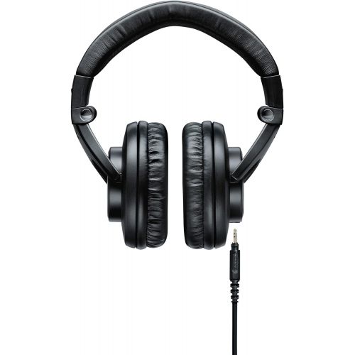  Shure SRH840 Professional Monitoring Headphones, Precisely Tailored Frequency Response and 40mm Neodymium Dynamic Drivers Deliver Rich Bass, Clear Mid-Range and Extended Highs (SRH