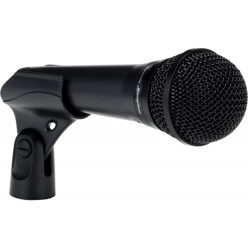  Shure PGA58-QTR Cardioid Dynamic Vocal Microphone with 15 XLR-QTR Cable, Black, 5.00 x 10.00 x 3.50
