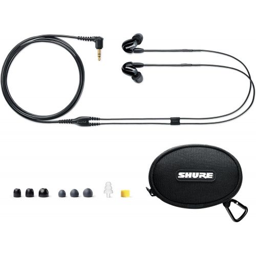  Shure SE315-K Sound Isolating Earphones with Single High Definition MicroDriver and Tuned BassPort