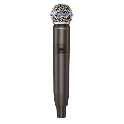  Shure GLXD2/BETA58 GLXD2/B58 Handheld Transmitter with Microphone, Z2