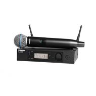 Shure GLXD24R/B58-Z2 Rechargeable Wireless System with BETA58A Vocal Microphone, Half Rack