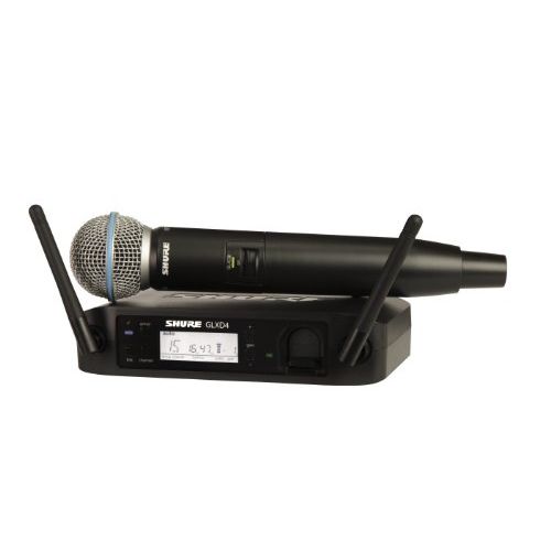  Shure GLXD24/B58 Digital Vocal Wireless System with Beta 58A Handheld Microphone, Z2