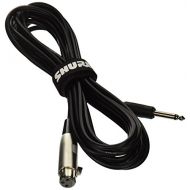 Shure C20AHZ 20 Cable with 1/4 Phone Plug on Equipment End (Pin 2 Hot)