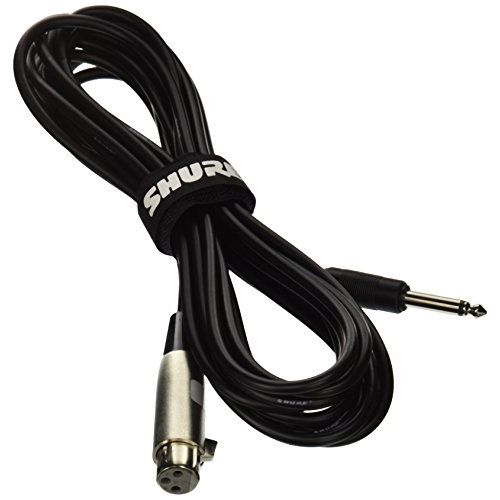  Shure C20AHZ 20 Cable with 1/4 Phone Plug on Equipment End (Pin 2 Hot)