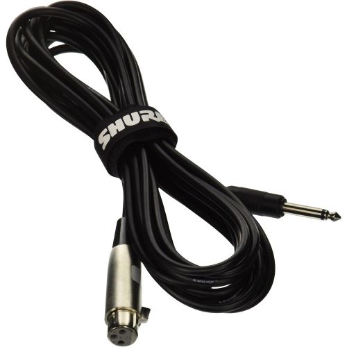  Shure C20AHZ 20 Cable with 1/4 Phone Plug on Equipment End (Pin 2 Hot)