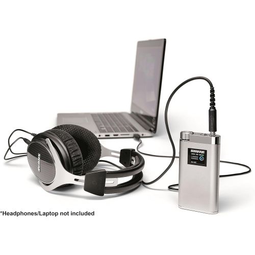  Shure SHA900 Portable Listening Amplifier with USB DAC and Customizable EQ Control