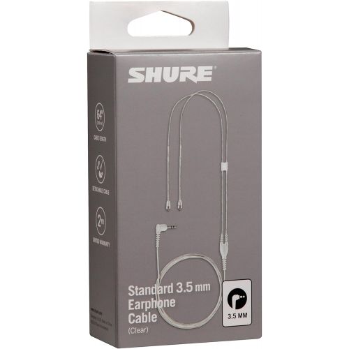  Shure EAC64CL 64 -Inch Detachable Earphone Cable for SE215, SE315, SE425 and SE535 Earphones (Clear)