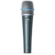 Shure BETA57A Super cardioid Dynamic Microphone with High Output Neodymium Element for Vocal/Instrument Applications, Silver