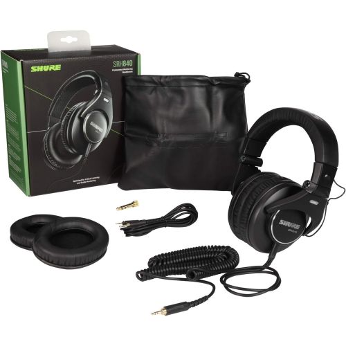  [아마존베스트]Shure SRH840 Professional Monitoring Headphones optimized for Critical Listening and Studio Monitoring