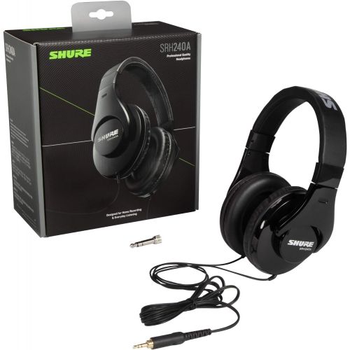  [아마존베스트]Shure SRH240A Professional Quality Headphones designed for Home Recording & Everyday Listening