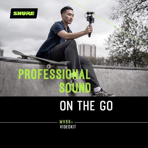  [아마존베스트]Shure MV88+ Video Kit with Digital Stereo Condenser Microphone for Apple and Android