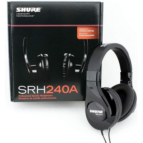  [아마존베스트]Shure Mobile Recording Kit with SRH240A Headphones and MV5 Microphone including Lightning and USB Cables