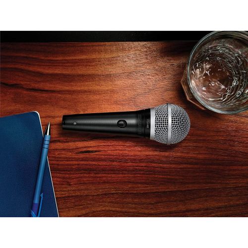  [아마존베스트]Shure PGA48 Cardioid Dynamic Vocal Microphone with XLR to QTR Cable, PGA48-QTR-E, Black, Metallic