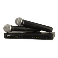 Shure BLX288PG58 Wireless Vocal Combo with PG58 Handheld Microphones, J10