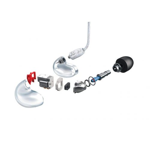  Shure SE846-CL Sound Isolating Earphones with Quad High Definition MicroDrivers and True Subwoofer