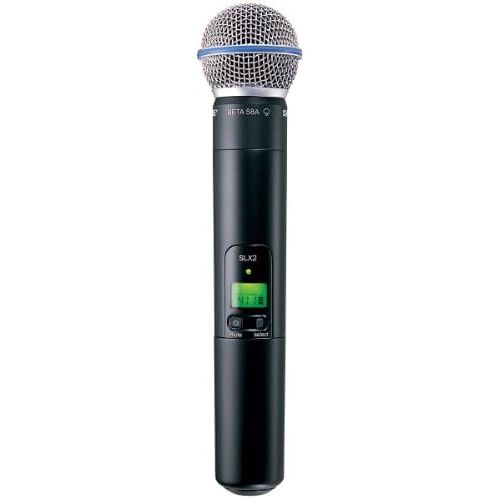  Shure SLX2BETA58 Handheld Transmitter with BETA 58A Microphone, H5