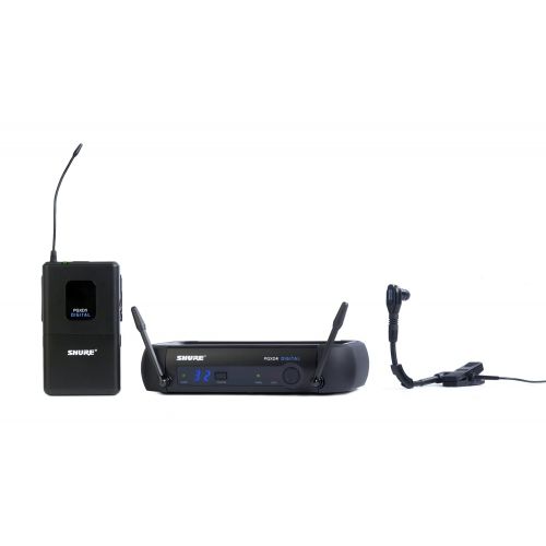  Shure PGXD14BETA98H-X8 Digital Instrument Wireless System with BETA98HC Clip-on Microphone