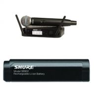 Shure GLXD24/B58 Digital Vocal Wireless System with Beta 58A Handheld Microphone, Z2 With Shure SB902 Rechargeable Lithium-Ion Battery for GLX-D Bundle