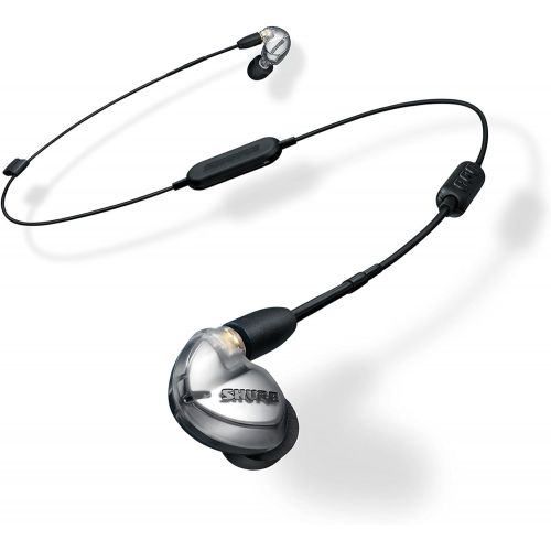  Shure SE425-V+BT1 Wireless Sound Isolating Earphones with Bluetooth Enabled Communication Cable, Silver