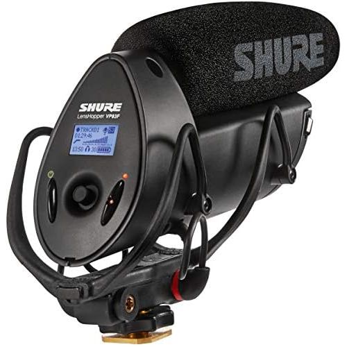  Shure VP83F LensHopper Camera-Mounted Condenser Microphone with Integrated Flash Recording