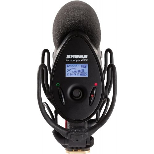  Shure VP83F LensHopper Camera-Mounted Condenser Microphone with Integrated Flash Recording