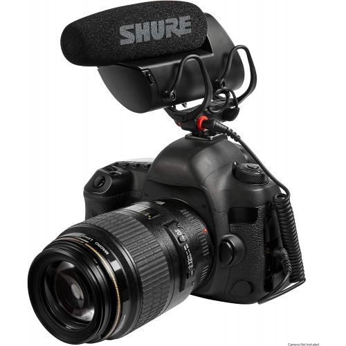  Shure VP83F LensHopper Camera-Mounted Condenser Microphone with Integrated Flash Recording