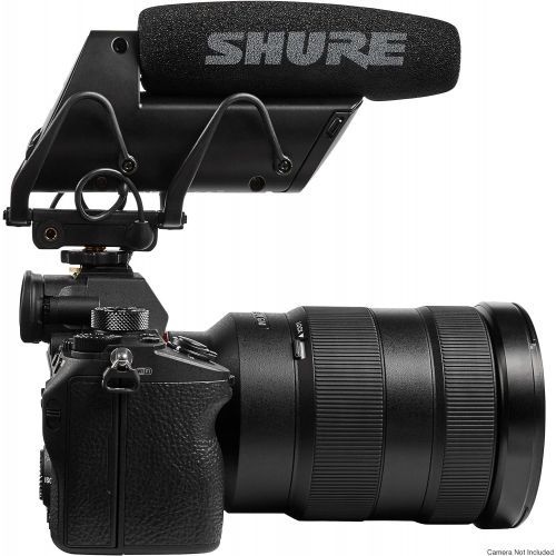  Shure VP83F LensHopper Camera-Mounted Condenser Microphone with Integrated Flash Recording