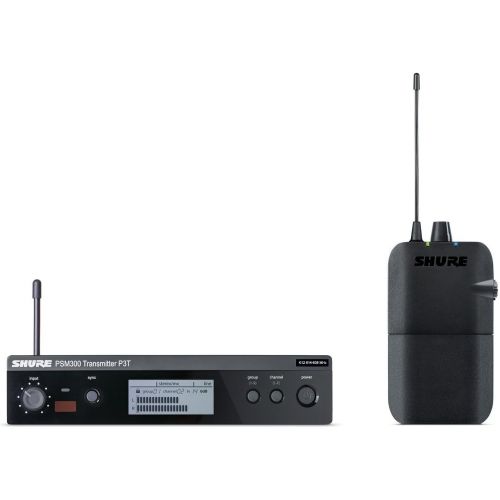  Shure P3TR112GR PSM300 Wireless Stereo Personal Monitor System with SE112-GR Earphones, H20