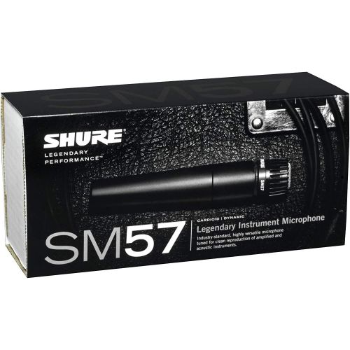  Shure SM57-LC Cardioid Dynamic Microphone