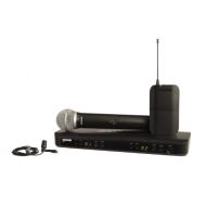 Shure BLX1288/CVL Dual Channel Combo Wireless System with PG58 Handheld and CVL Lavalier Microphones, J10