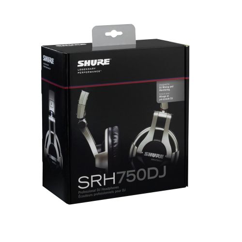  Shure SRH750DJ Professional Quality DJ Headphones (Gold)
