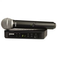 Shure BLX24/PG58 H10 FREQ PG58 Vocal Wireless System w/BLX4 Receiver and HH PG58 Mic