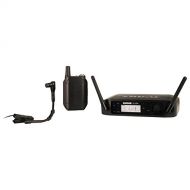 Shure GLXD14B98 Instrument Wireless System with GLXD4 Wireless Receiver, GLXD1 Bodypack Transmitter, WB98HC Microphone and Carrying Case