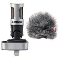 Shure MV88 iOS Digital Stereo Condenser Microphone w Rycote Windjammer Windscreen - Bundle