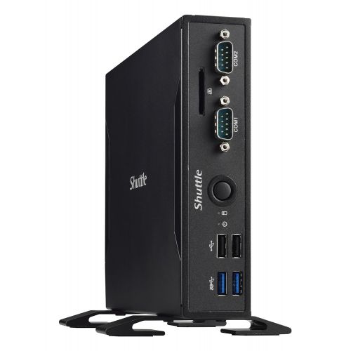  Shuttle XPC Slim DS68U, Intel Skylake Celeron 3855U, Dual Gigabit LAN, Fanless Design, Dual Video Output DDR3L SODIMM Max 32GB