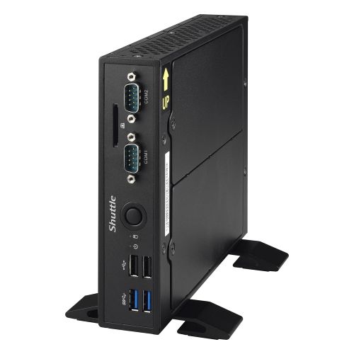  Shuttle XPC Slim DS68U, Intel Skylake Celeron 3855U, Dual Gigabit LAN, Fanless Design, Dual Video Output DDR3L SODIMM Max 32GB