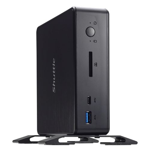  Shuttle Xpc Nano Nc03u Desktop Computer - Intel Celeron 3865u 1.80 Ghz Ddr4 Sdram - Mini Pc - Black