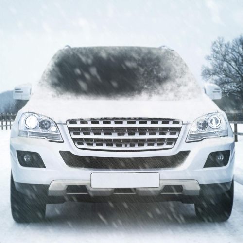  Shynerk Magnetic Edges Car Snow Cover, Frost Car Windshield Snow Cover, Frost Guard Protector, Ice Cover, Car Windsheild Sun Shade, Waterproof Windshield Protector Car/Truck/SUV 82