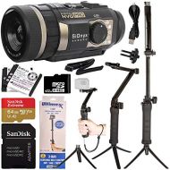 SiOnyx Aurora PRO Night Vision Sports & Action Camera Bundle - Includes: Manufacturer Accessories, SanDisk Extreme 64GB microSD Memory Card, Multi-Function Grip/Arm/Tripod/Selfie S