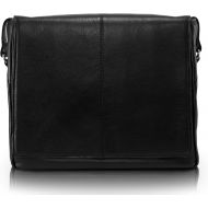 Messenger Bag, Leather, Small, Black - SAN FRANCESCO | Siamod - 45355