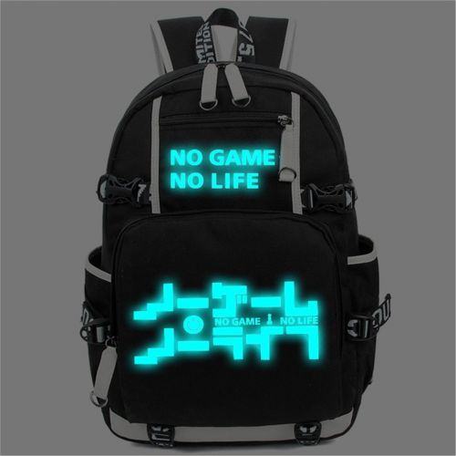  Siawasey Anime No Game No Life Cosplay Luminous Backpack School Bag