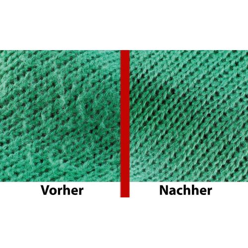  Sichler Haushaltsgerate Flusenrasierer: Akku-Fusselrasierer mit Metall-Flusengitter, weiss/lila (Wollrasierer)